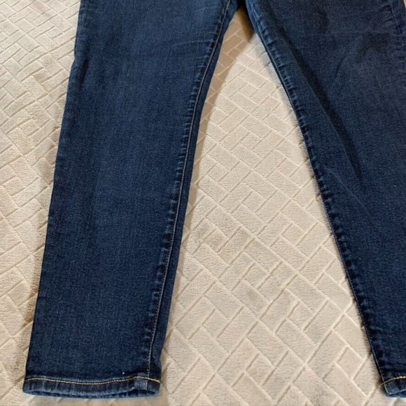 Banana Republic Womens 32 Denim Jeans Blue Skinny Ankle Dark Wash High Rise - Picture 3 of 11